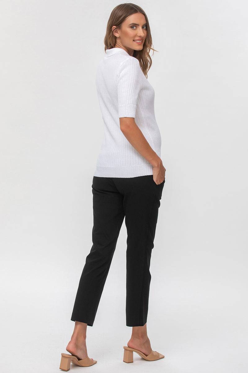 Pietro Brunelli ELWOOD | Pantaloni Premaman Elasticizzati Neri Prezzo Ridotto