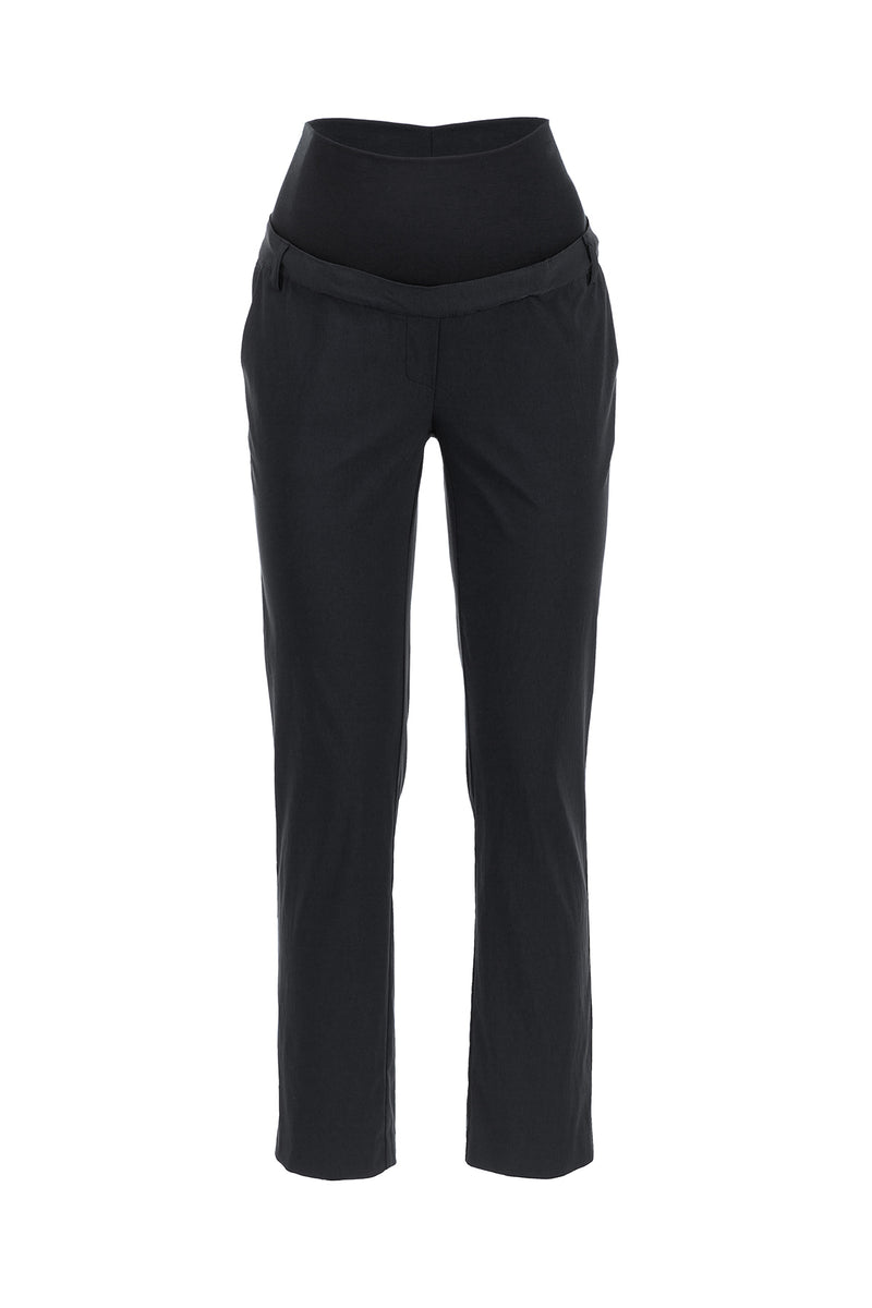 Pietro Brunelli ELWOOD | Pantaloni Premaman Elasticizzati Neri Prezzo Ridotto