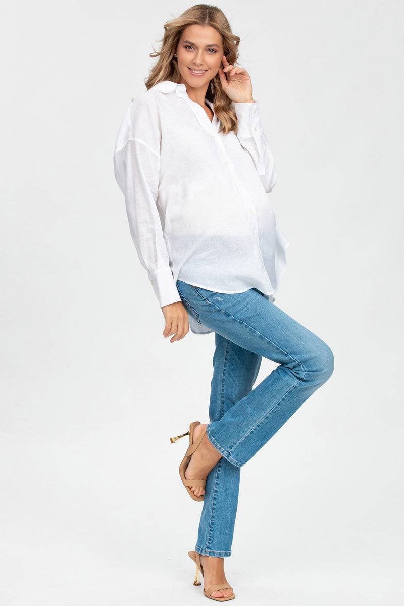Pietro Brunelli EXTRA LENGTH W340 | Jeans Premaman con Gamba Dritta 2025