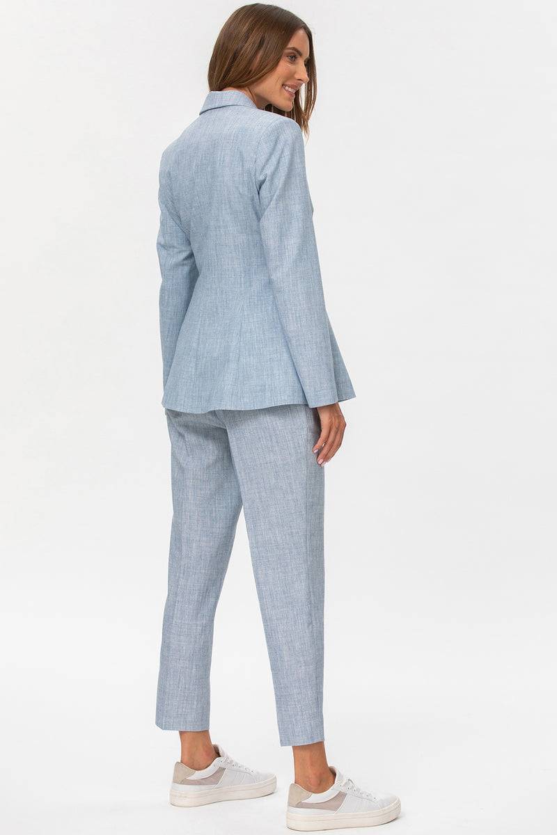 Pietro Brunelli KATE | Pantalone Premaman da Ufficio Azzurro 2025