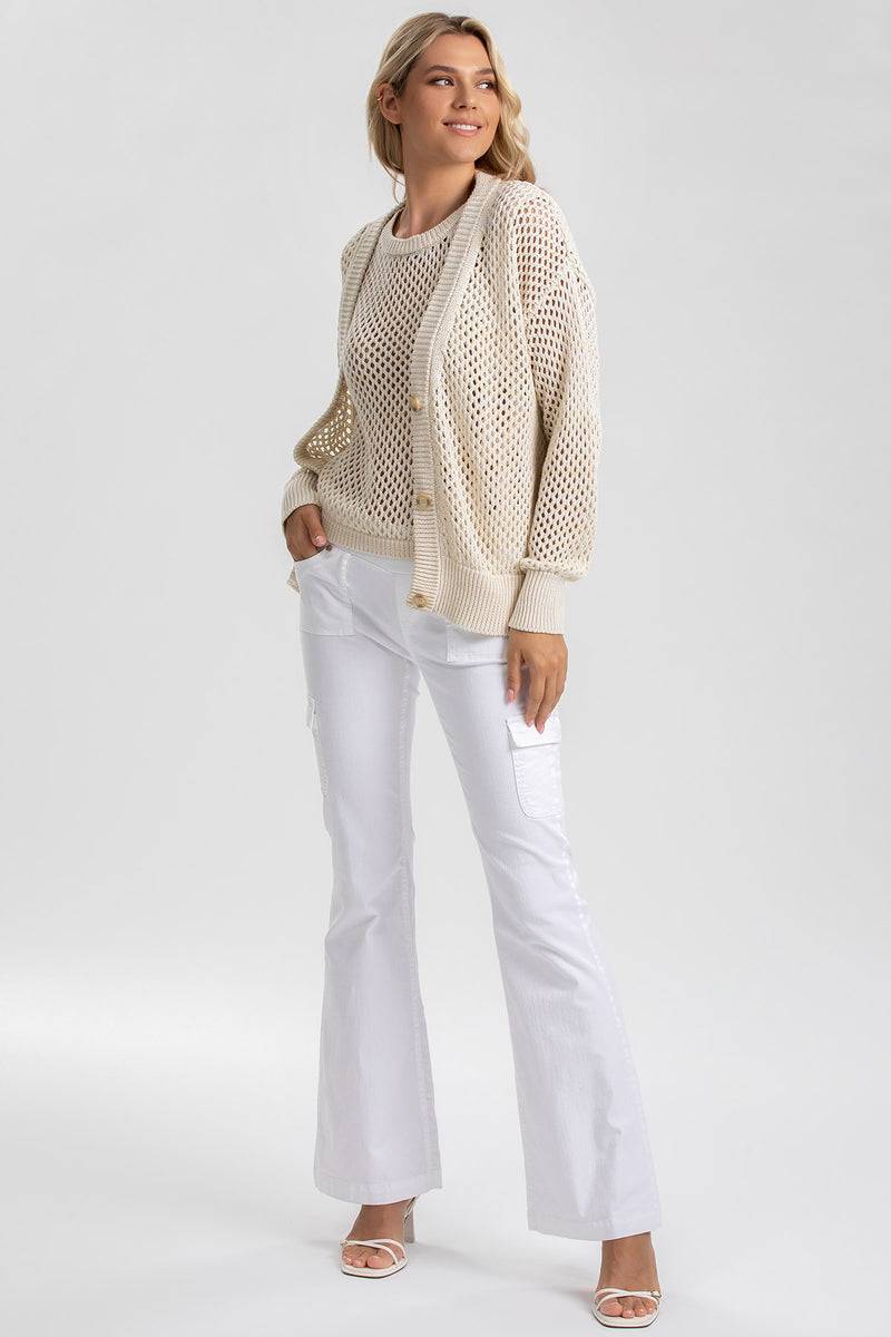 Pietro Brunelli BLONDIE | Top Beige a Rete Acquista Ora