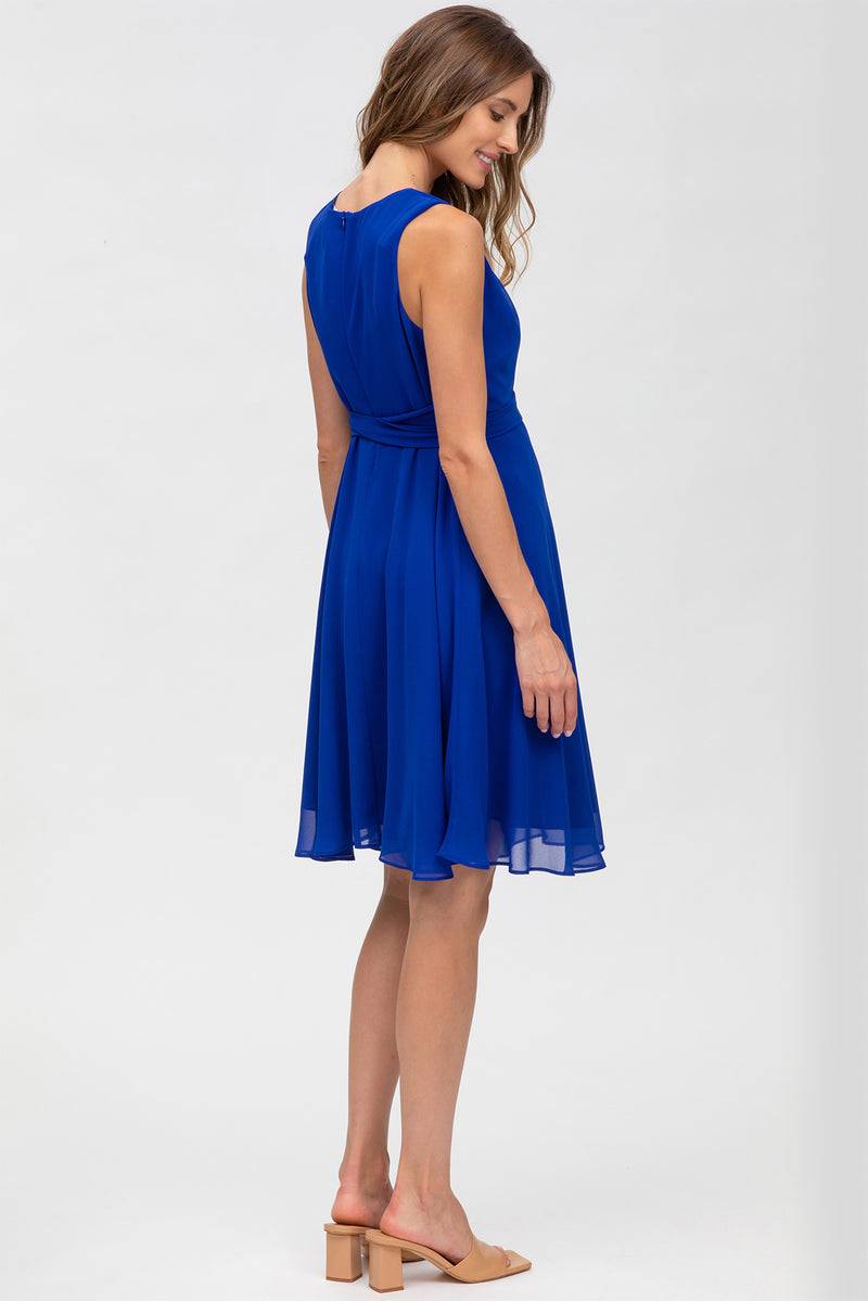 Pietro Brunelli TAMIGI | Abito Premaman in Chiffon Blu Zaffiro Affare Del Giorno
