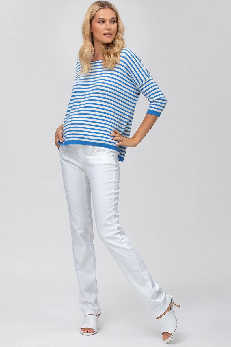 Pietro Brunelli MODERN STRAIGHT | Jeans Premaman Bianco in Cotone