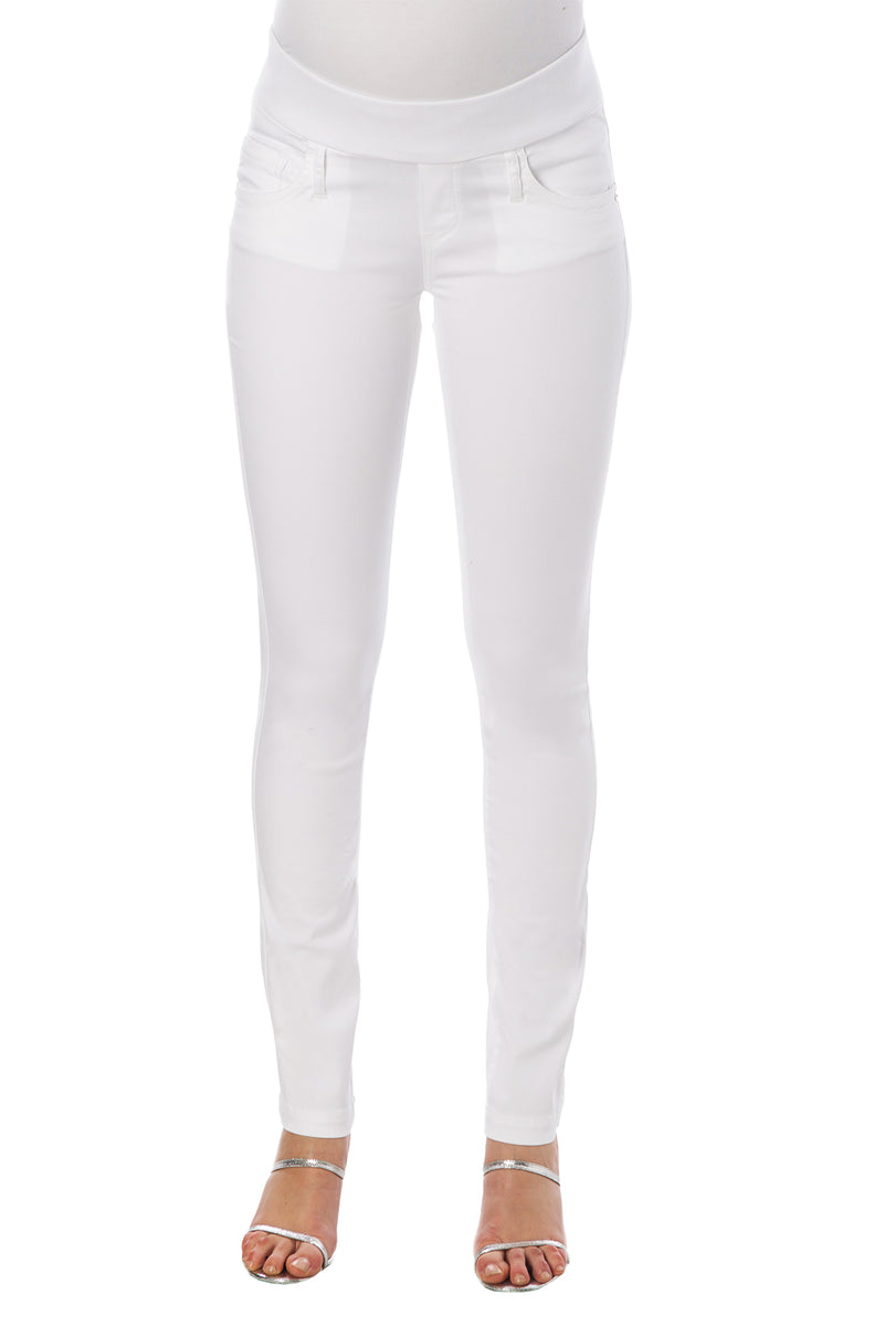 Pietro Brunelli MODERN STRAIGHT | Jeans Premaman Bianco in Cotone Online