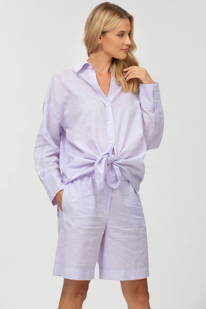 Pietro Brunelli JANE SHORTS | Pantaloncini Premaman in Lino