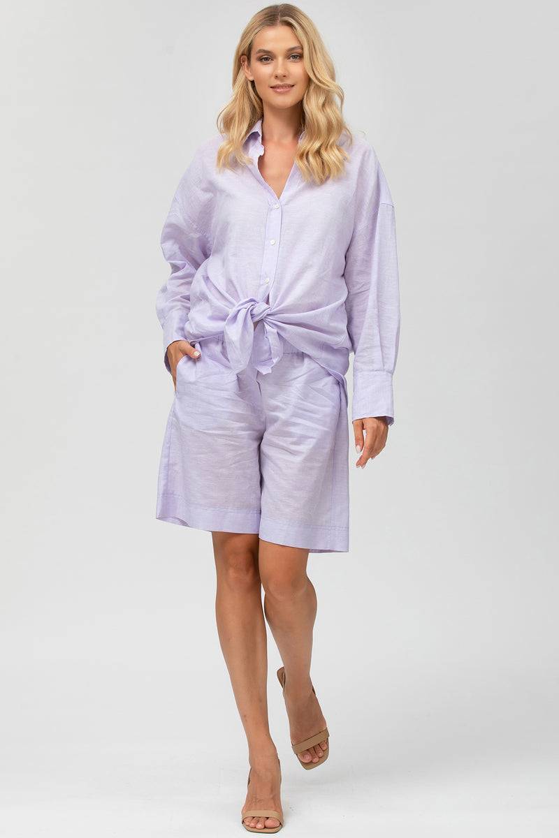 Pietro Brunelli JANE SHORTS | Pantaloncini Premaman in Lino Outlet