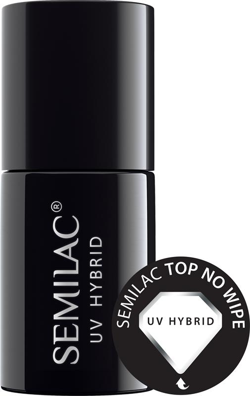 Semilac Semilac UV Hybrid Top No Wipe Real Color gel smalto coprente Convenienza