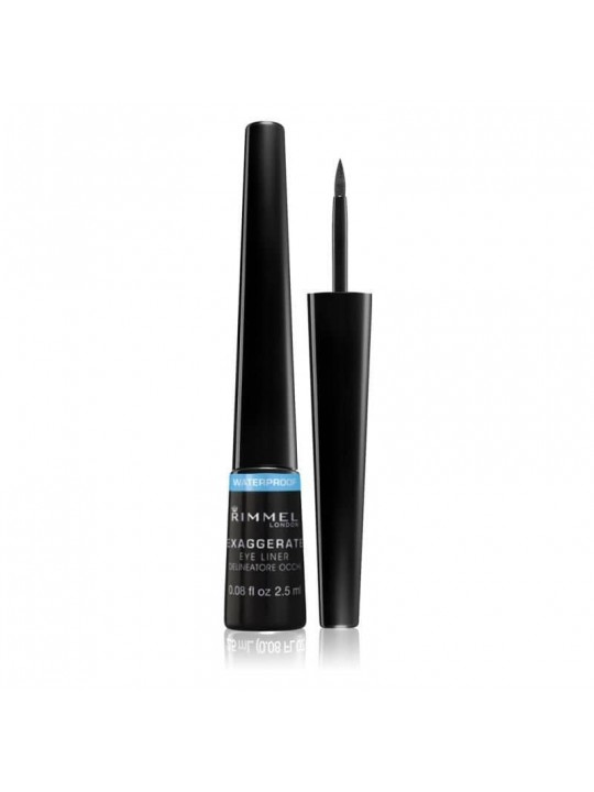 Rimmel London Eyeliner Liquido Exaggerate Black Waterproof Offerta Giorno del Papà