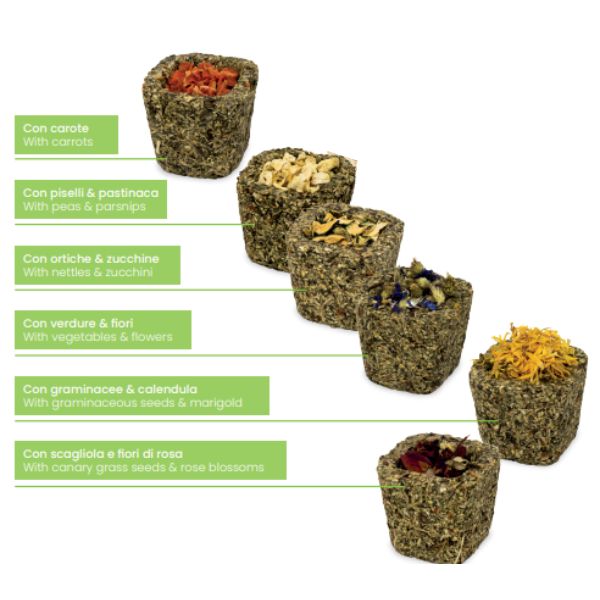 Bauzaar Gimbi I Cestini Snack Grain Free per conigli Nuova