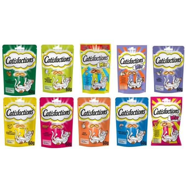 Bauzaar Catisfactions snack per gatti 60 gr