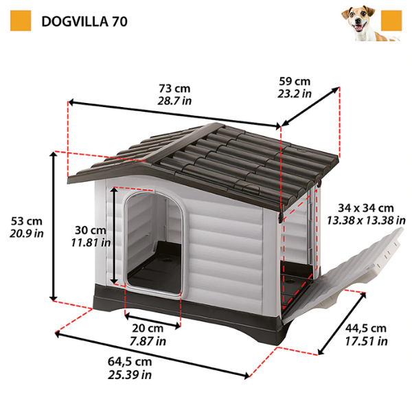 Bauzaar Cuccia da esterni Dogvilla Ferplast Offerta Anniversario