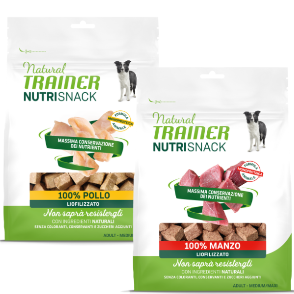 Bauzaar Natural Trainer Freeze Dried Nutrisnack Medium/Maxi Sconti VIP