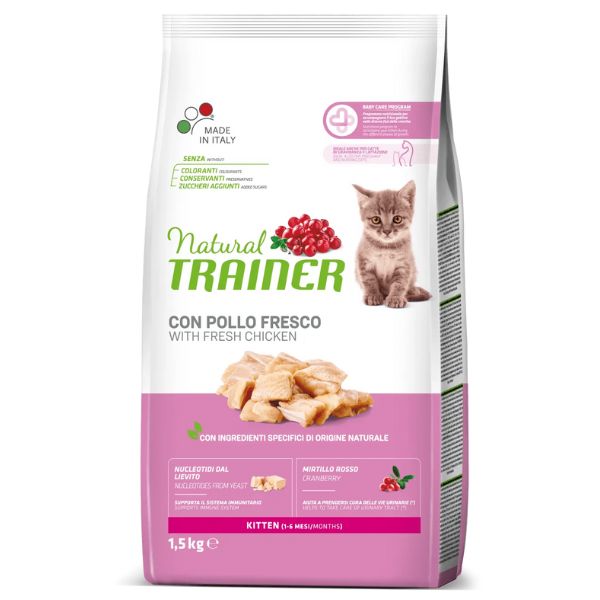 Bauzaar Natural Trainer Kitten con Pollo Fresco Fino al 65% di sconto