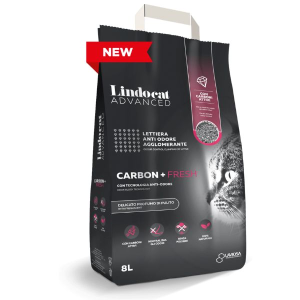 Bauzaar Lindocat Advanced Carbon Plus Fresh lettiera anti-odore In Vendita