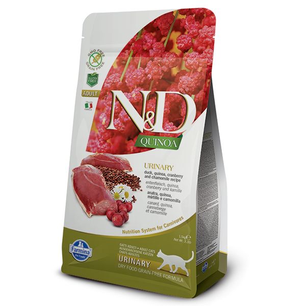 Bauzaar Farmina N&D Quinoa Feline Urinary Anatra e mirtilli rossi Sconto di tempo limitato