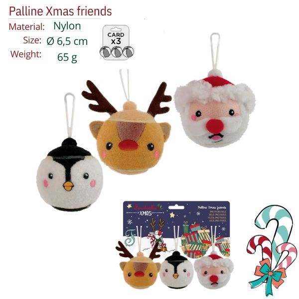 Bauzaar Pallina per cani Xmas Friends per albero di Natale Ferribilla Vendite stagionali