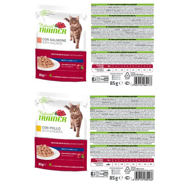 Bauzaar Natural Trainer Cat Adult multipack 24 x 85 gr Offerta Pasqua