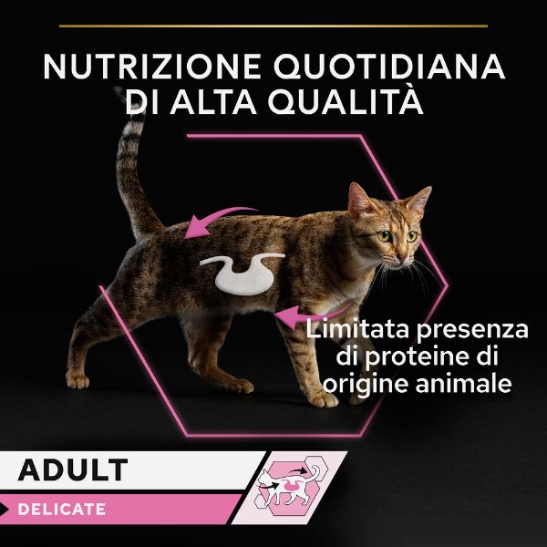 Bauzaar Purina Pro Plan Cat Adult Delicate Digestion in salsa Multipack 10x85g Offerta Anniversario