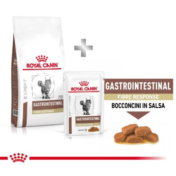 Bauzaar Royal Canin Gastrointestinal Fibre Response in salsa multipack 12x85 gr Offerte stagionali