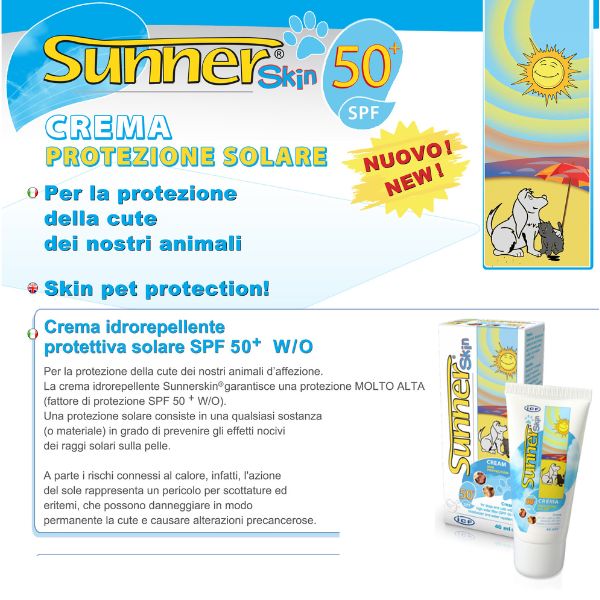 Bauzaar Sunner Skin crema Protezione Solare ICF Ritorno libero