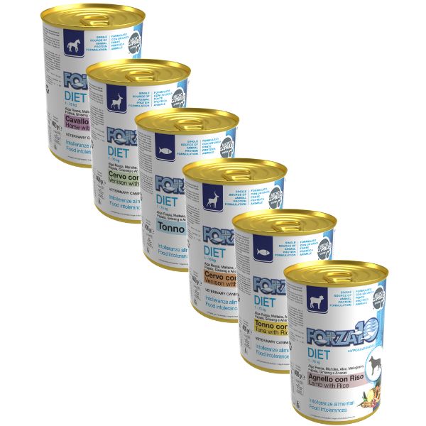 Bauzaar Forza10 Diet Patè monoproteico per cani 400 gr Fino al 60% di sconto