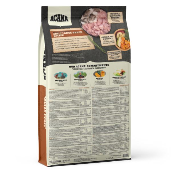 Bauzaar Acana Adult Large Breed Recipe Grain Free Fino al 55% di sconto