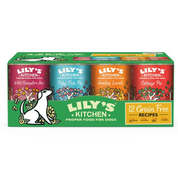 Bauzaar Lily's Kitchen Dog multipack 12x400 g Grain Free Dinners