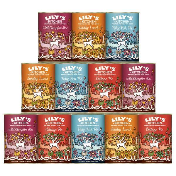 Bauzaar Lily's Kitchen Dog multipack 12x400 g Grain Free Dinners Italia