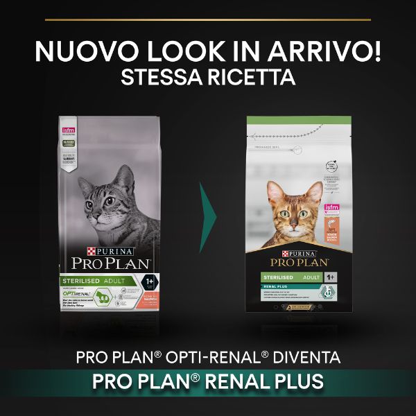 Bauzaar Purina Pro Plan Renal Plus Sterilised Adult 1+ con Salmone Pezzi Unici