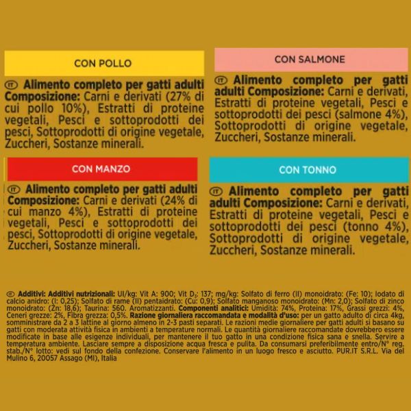 Bauzaar Purina Gourmet Gold Tortini Umido Gatto Multipack 24x85g Fornitura limitata