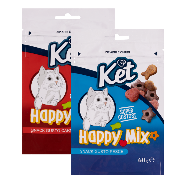 Bauzaar Ket Cat Snack Happy Mix 60 gr