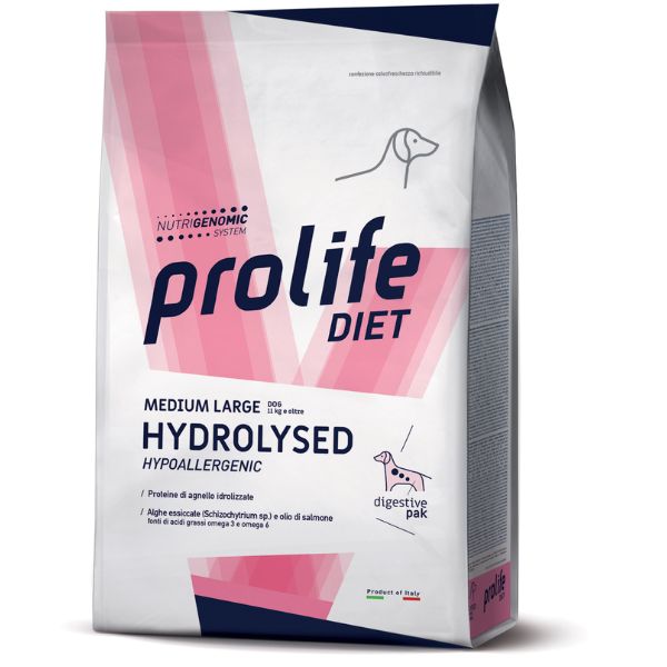 Bauzaar Prolife Veterinary Diet Dog Hydrolysed Hypoallergenic Medium/Large Agnello