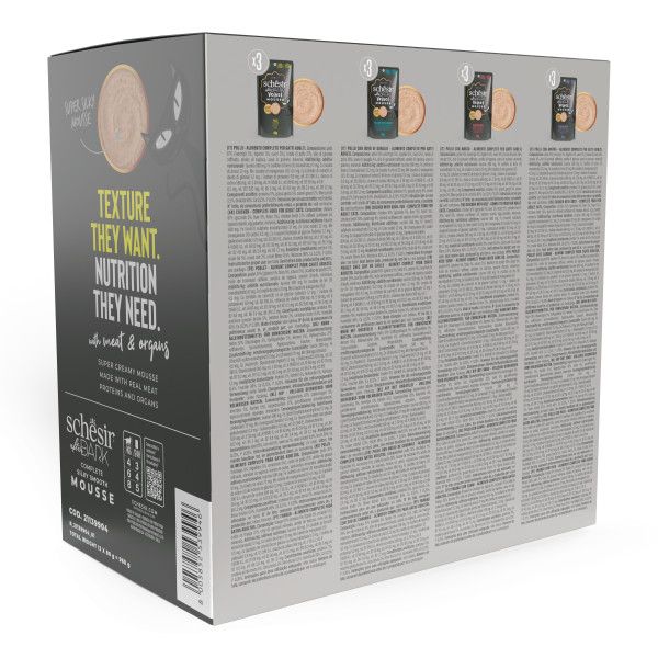 Bauzaar Schesir After Dark Cat Velvet Mousse Variety pack 12x80 gr Limitato a 3 giorni