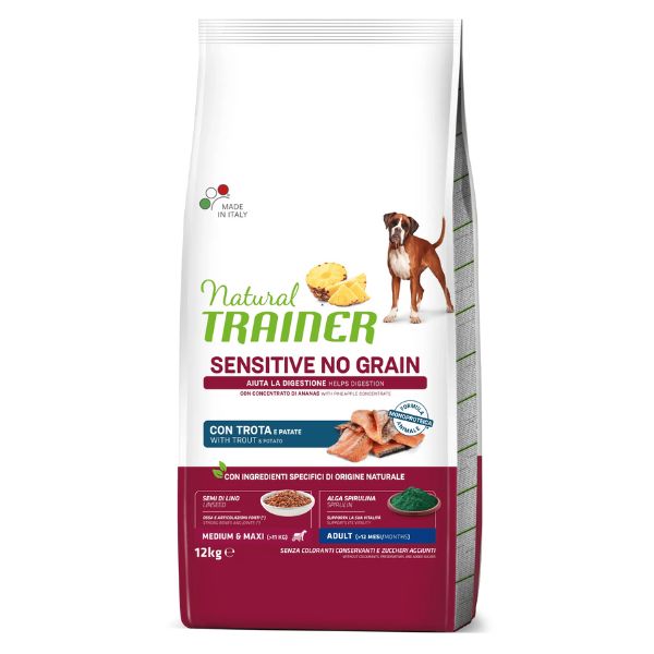 Bauzaar Natural Trainer Sensitive Adult Grain Free Medium/Maxi Trota
