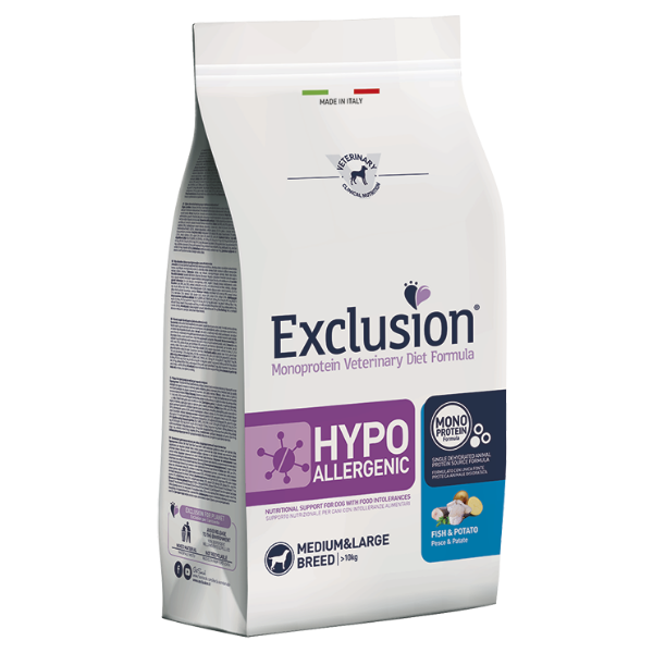 Bauzaar Exclusion Diet Hypoallergenic Medium/Large Breed Pesce e Patate Acquista Ora