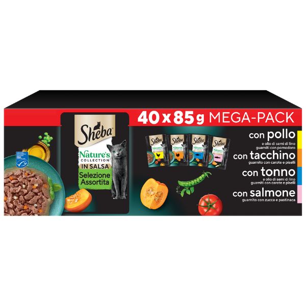 Bauzaar Sheba Nature's Collection in Salsa Multipack 40x85 gr Hotsell