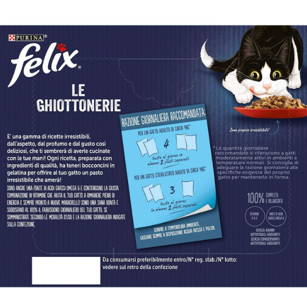 Bauzaar Purina Felix Le Ghiottonerie Selezioni Deliziose Multipack 24x85 gr Negozio online di fabbrica
