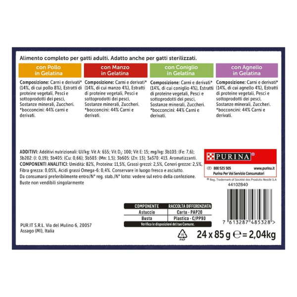 Bauzaar Purina Felix Le Ghiottonerie Selezioni Deliziose Multipack 24x85 gr Negozio online di fabbrica