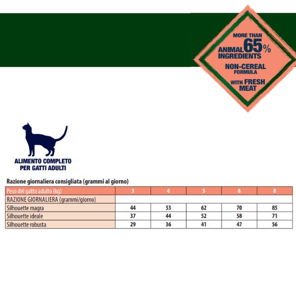 Bauzaar Monge Bwild Cat Adult Grain Free Salmone Fornitura limitata