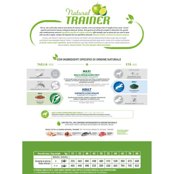 Bauzaar Natural Trainer Adult Maxi con Manzo e riso Offerta natalizia
