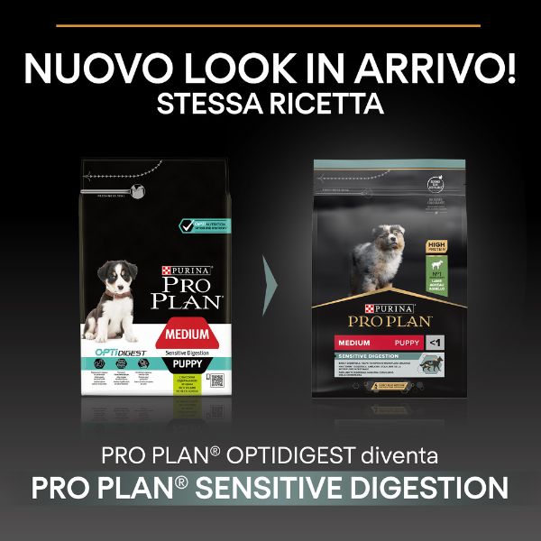 Bauzaar Purina Pro Plan Sensitive Digestion Medium Puppy Crocchette Cane Agnello Offerte speciali