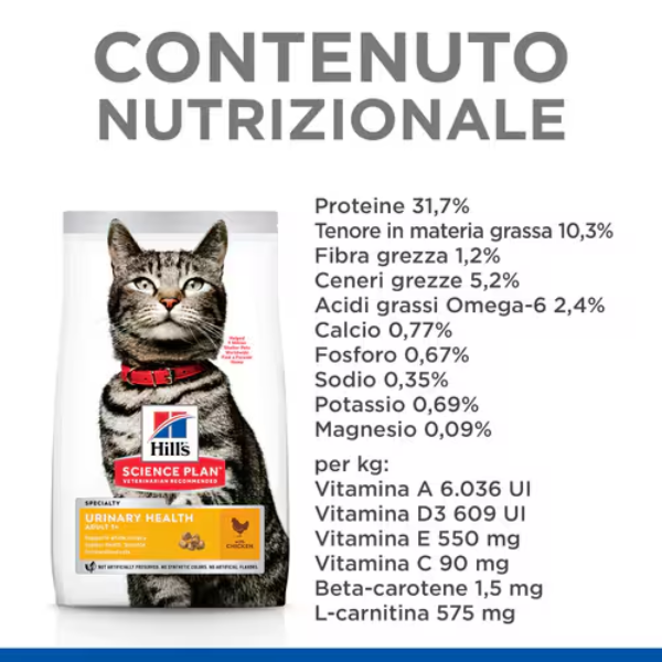 Bauzaar Hill's Science Plan Adult Urinary Health Alimento per gatti con Pollo Sconti VIP