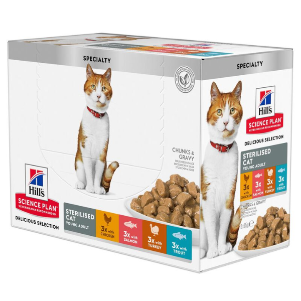 Bauzaar Hill's science Plan Cat Young Adult Sterilised multipack 12x85 gr Offerta settimanale
