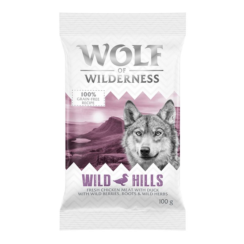 Zooplus Confezione prova Wolf of Wilderness Adult 100 g Crocchette per cane Online