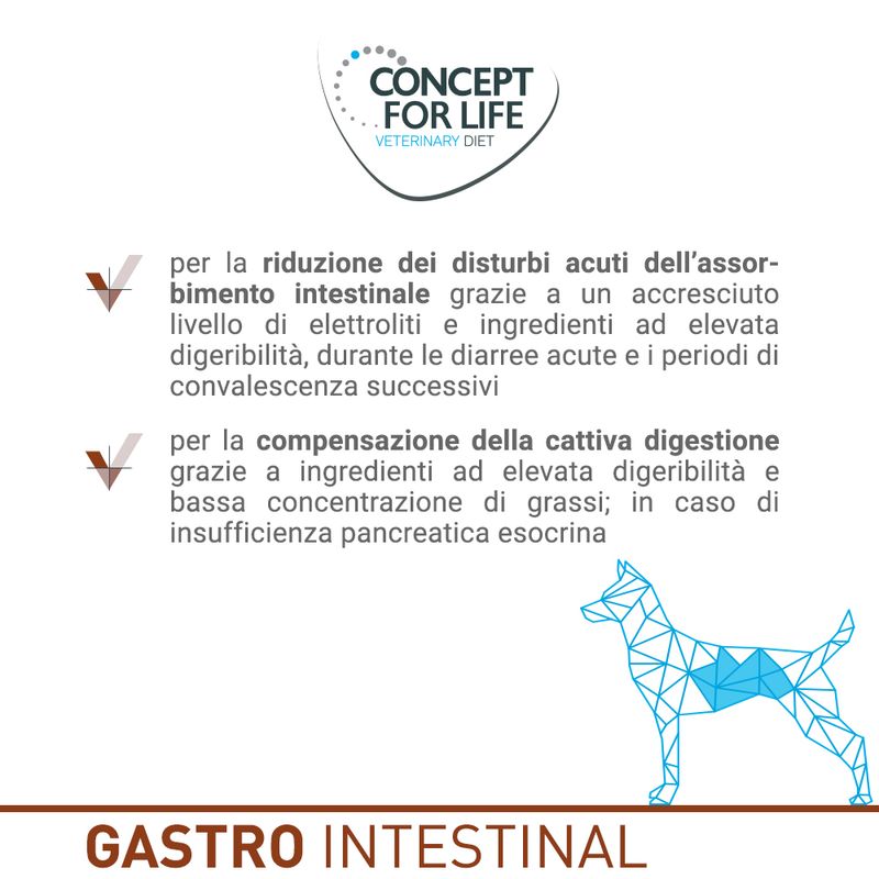 Zooplus Concept for Life Veterinary Diet Gastro Intestinal umido per cane Saldi Di Fabbrica
