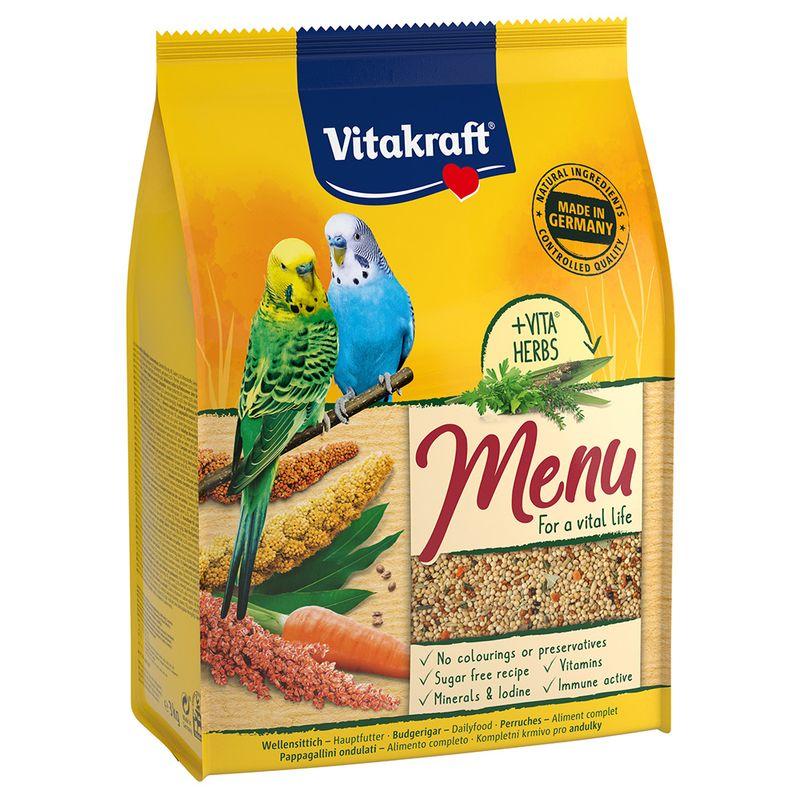 Zooplus Vitakraft Menù Pappagallini Mangime per uccelli Bestseller