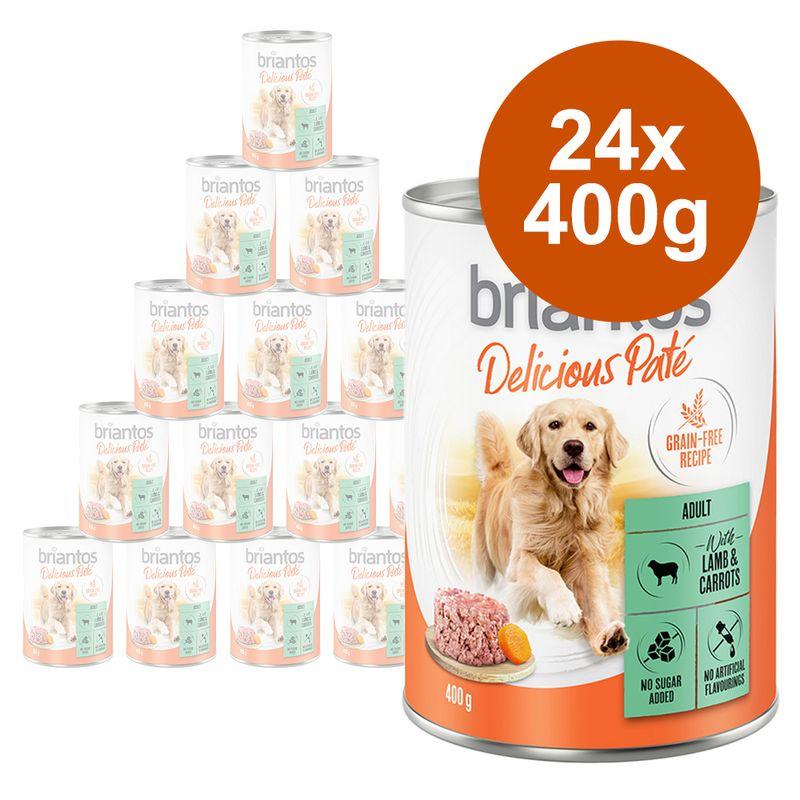 Zooplus Briantos Delicious Paté 24 x 400 g Umido per cane Prezzo Ridotto