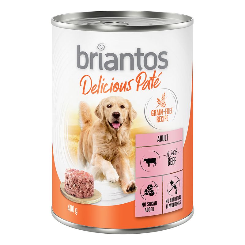 Zooplus Briantos Delicious Paté 24 x 400 g Umido per cane Prezzo Ridotto