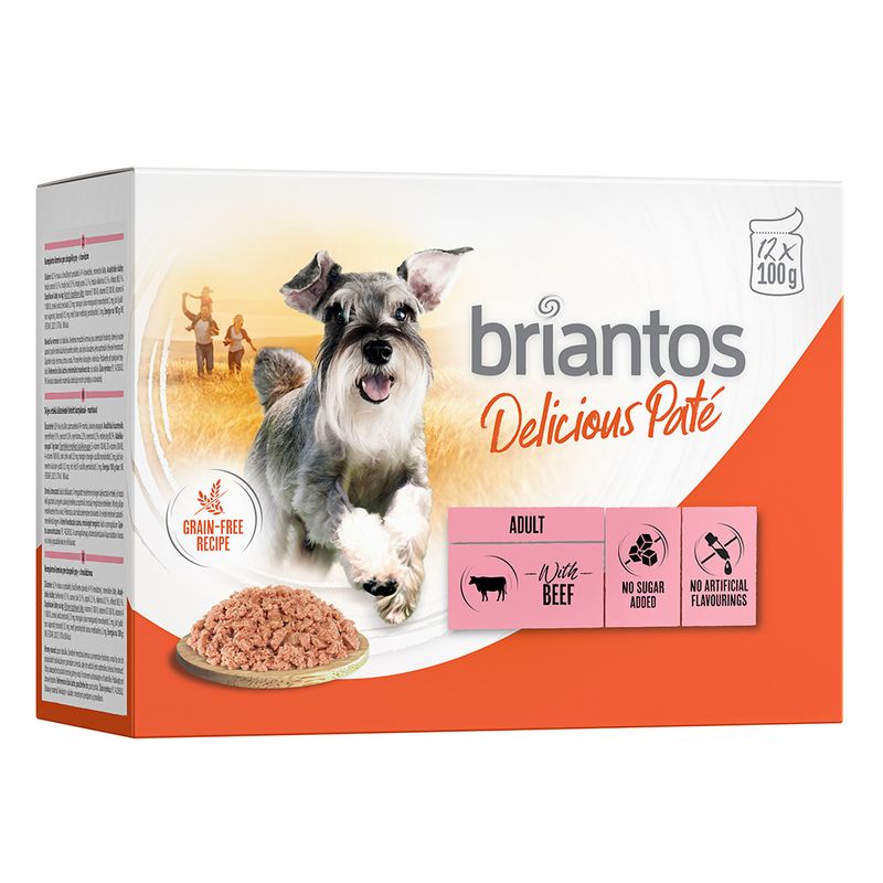 Zooplus Briantos Delicious Paté 48 x 100 g Umido per cane Novità