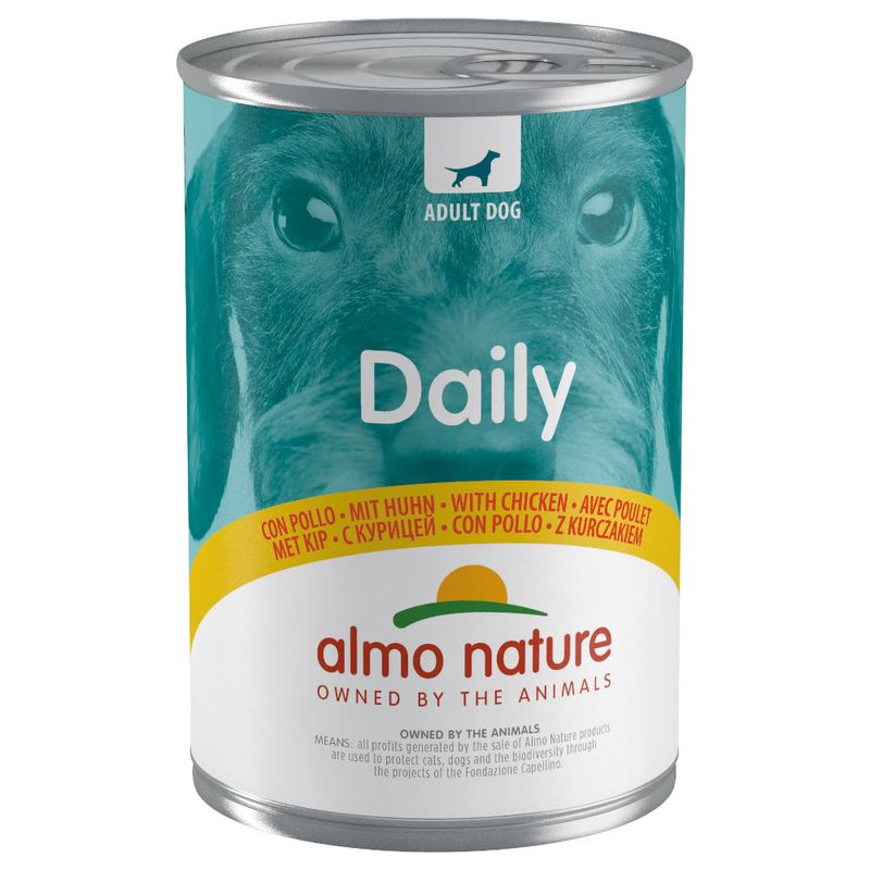 Zooplus Almo Nature Daily Dog 24 x 400 g umido cane In Vendita